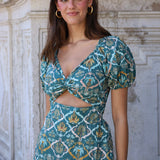 VESTIDO CUT OUT PALMERAS