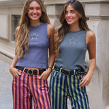 CAMISETA TACHAS ESTRELLA GRIS