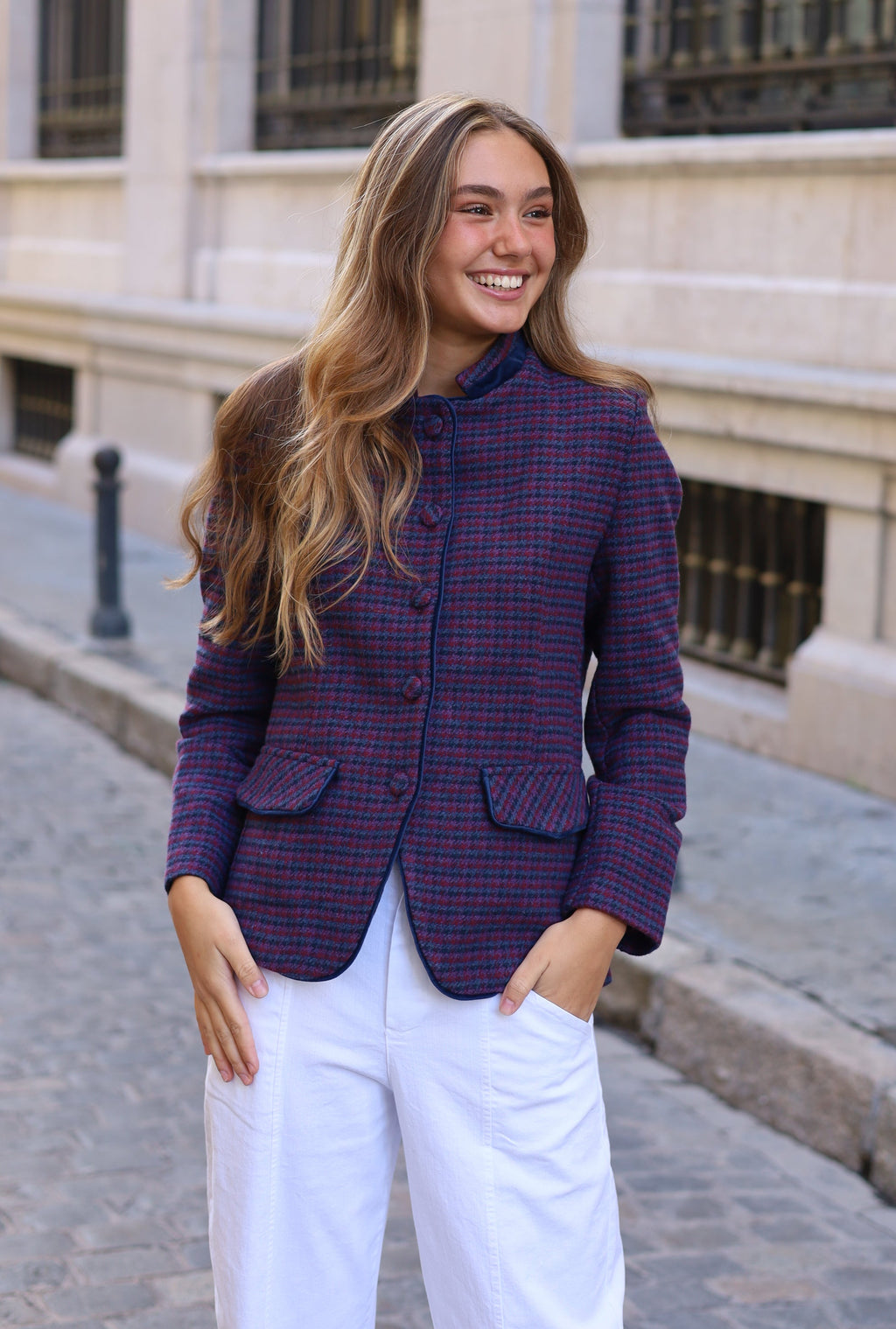 CHAQUETA VERONICA AZUL