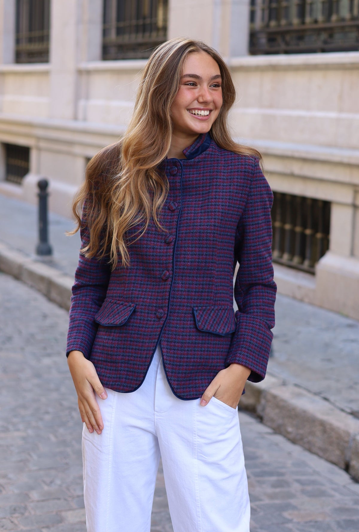 CHAQUETA VERONICA AZUL