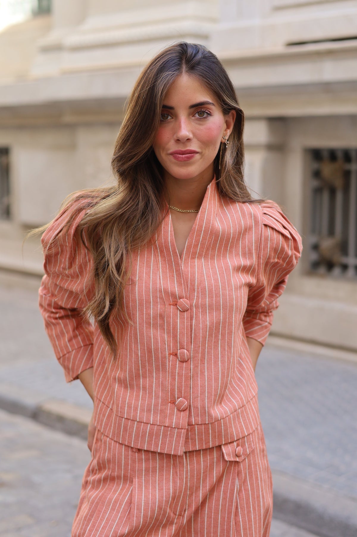 CHAQUETA HABANA SALMON