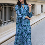 VESTIDO CAMPANA AZUL