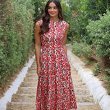 VESTIDO LIDIA COSTURAS ROSA
