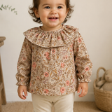 BLUSA CUELLO MARRÓN