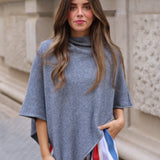 PONCHO MARTA GRIS