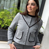 CHAQUETA BEGOÑA GRIS CLARO