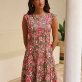 VESTIDO LIDIA COSTURAS VERDE