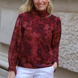 BLUSA FUENTEBRAVIA BURDEOS