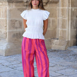 PANTALON PALMA FUCSIA