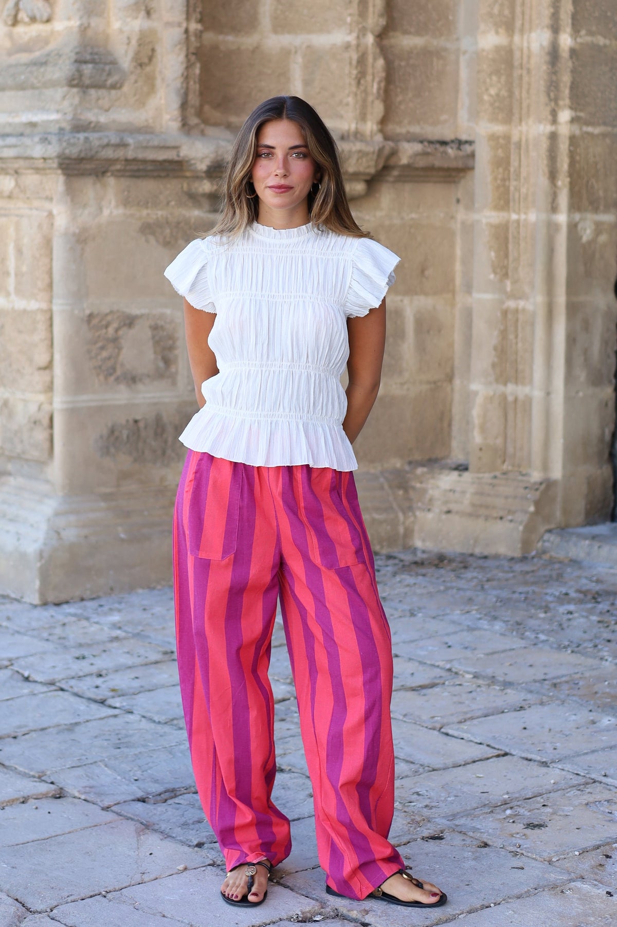 PANTALON PALMA FUCSIA