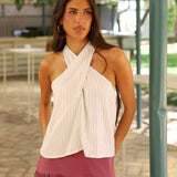 TOP HALTER DIPLOMATICO