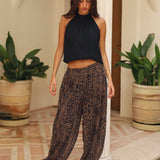 PANTALON GASA ANIMAL PRINT