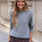 JERSEY HOMBRERAS GRIS ANTRACITA
