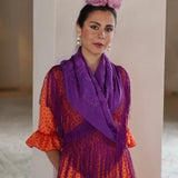 MANTÓN PILAS MORADO