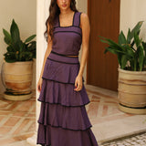 CONJUNTO CARACAS MORADO