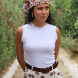 CAMISETA RIZOS BLANCA