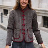 CHAQUETA PANA MARRON