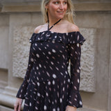 VESTIDO OLIVIA MARRON