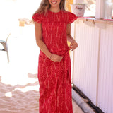 FALDA MARBELLA ROJA
