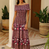VESTIDO BARCO ESTAMPADO