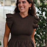 BLUSA NIDO FEZ MARRON