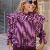 BLUSA CRISTINA MORADA