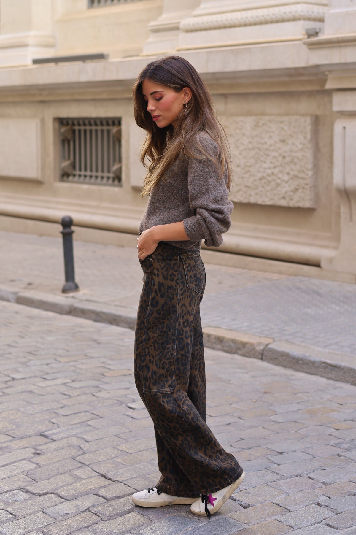 PANTALON VAQUERO LEOPARDO