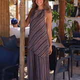 CONJUNTO HALTER RAYAS
