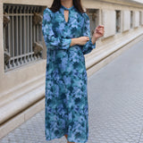 VESTIDO CAMPANA AZUL