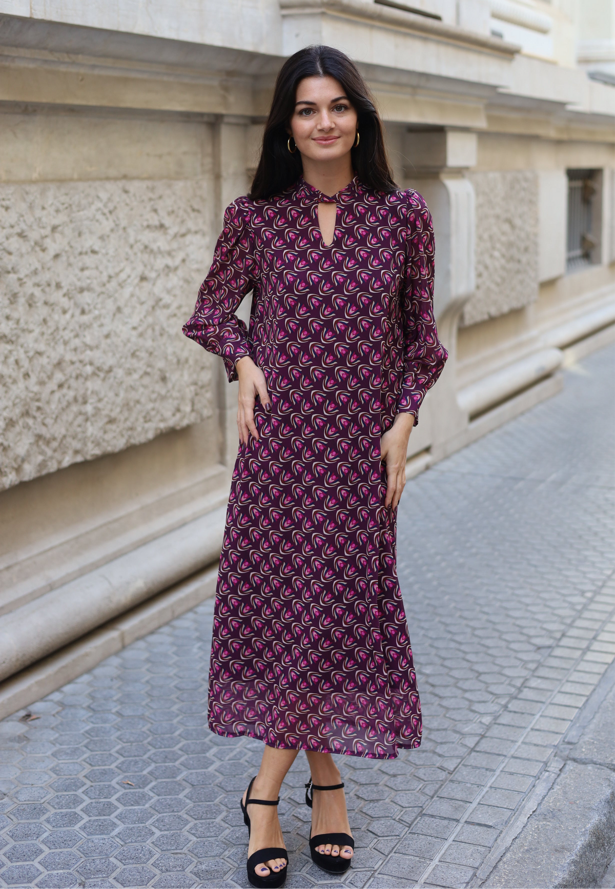 VESTIDO CARLOTA MORADO