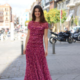 VESTIDO PATRI TUL ROSA