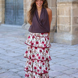 FALDA VOLANTES NOELIA BLANCA