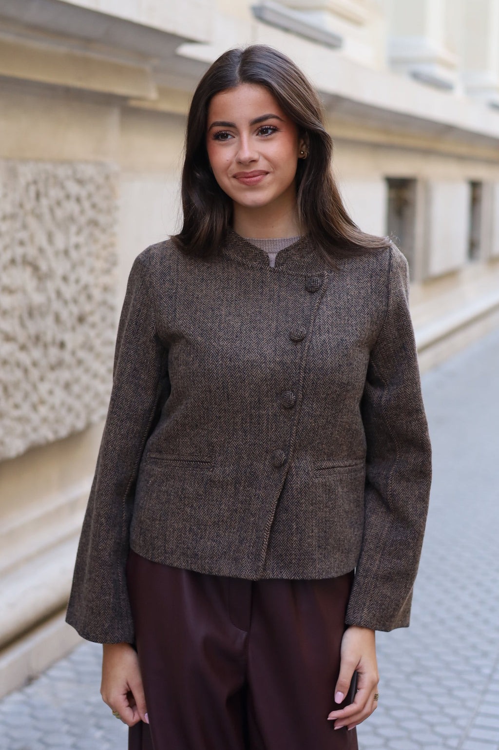 CHAQUETA ROBERTA MARRÓN