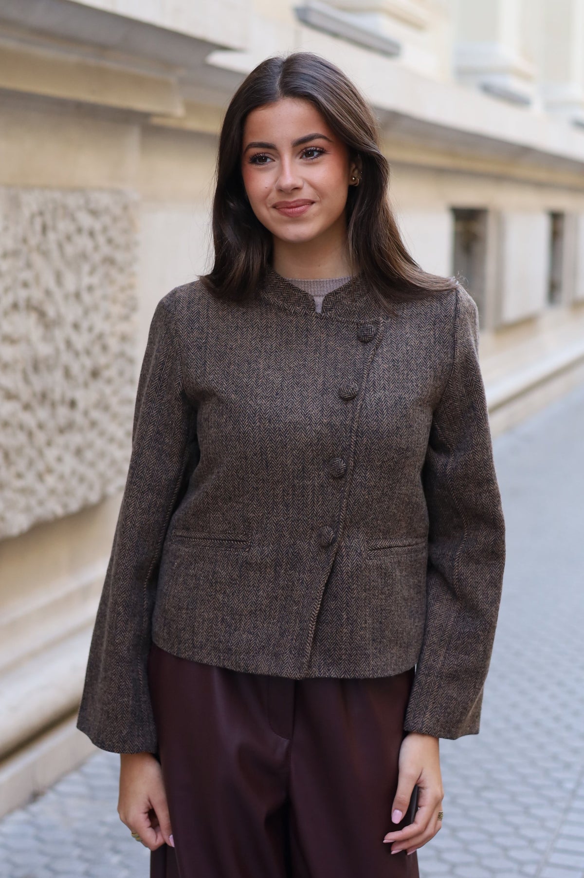 CHAQUETA ROBERTA MARRÓN