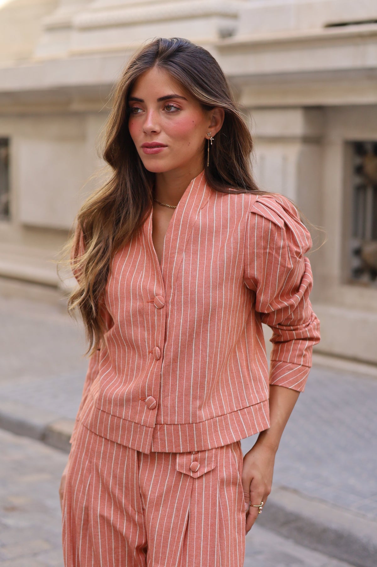CHAQUETA HABANA SALMON