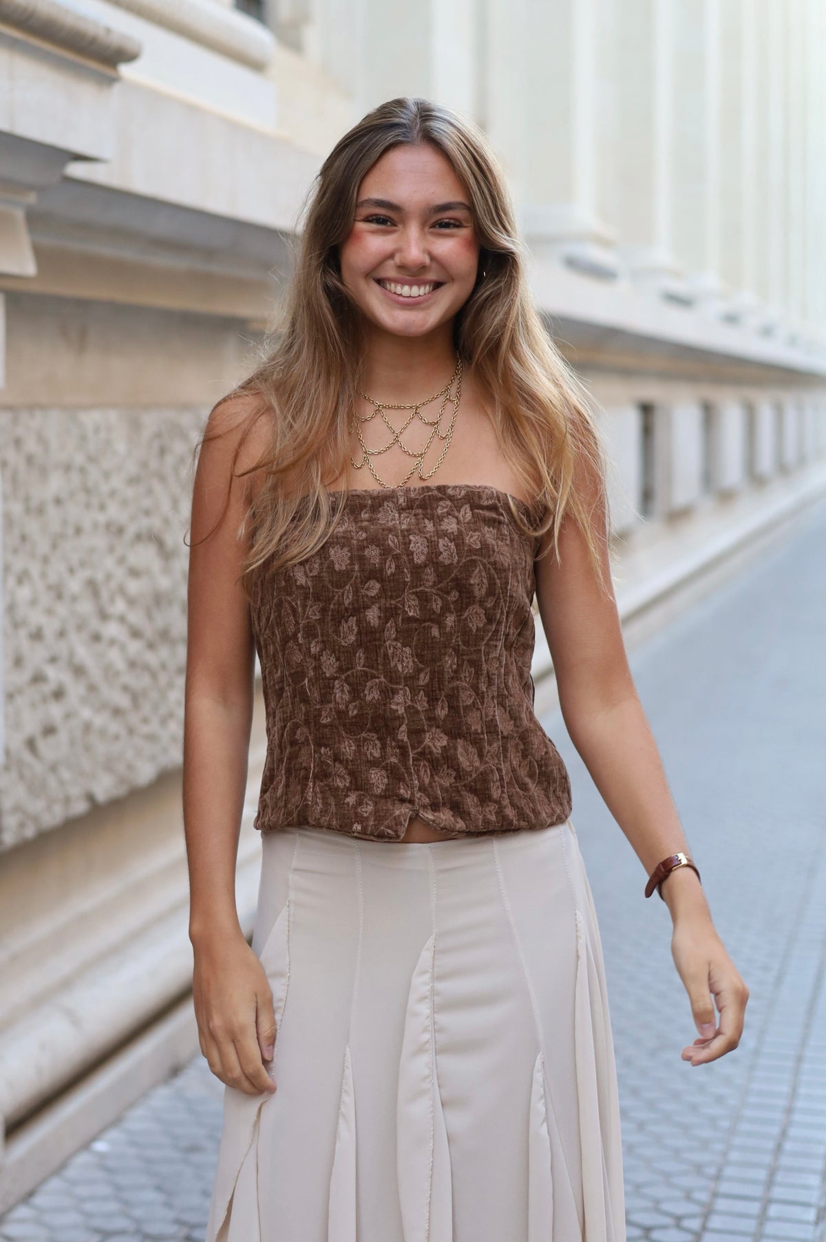 TOP CAROLINA MARRON