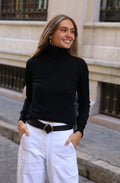 JERSEY CUELLO VUELTO NEGRO