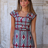 VESTIDO LAGOS BURDEOS