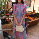 VESTIDO LINO MANGA FAROL
