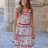 CONJUNTO CARACAS FLORES CRUDO