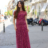 VESTIDO PATRI TUL ROSA