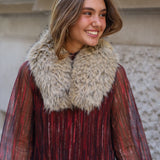 CUELLO PELO CORTO SINTENTICO BEIGE