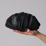 BOLSO CONCHA PIEL NEGRO