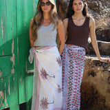 PAREO ZANTE VERDE Y ROSA