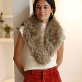 CUELLO PELO LARGO SINTETICO NATURAL