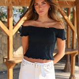 TOP NIDO BARCO NEGRO