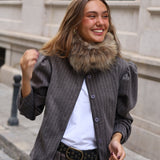 CUELLO PELO REDONDO NATURAL