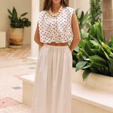 FALDA MIDI CRUDA