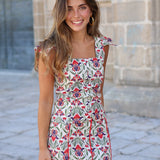 CONJUNTO VIOLETA ROJO