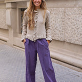 PANTALÓN MICROPANA MORADO